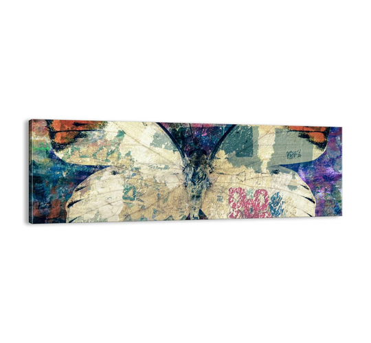 'Subtle Fragility' - Unframed Panoramic Graphic Art Print on Canvas