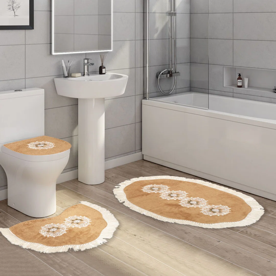 Rohoman 3 Piece set Bath Mat