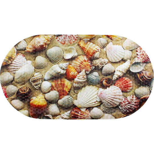 Perleraregb - Non-slip non-slip safety bath shell bath mat for bathroom with suction cup 70 x 36 cm