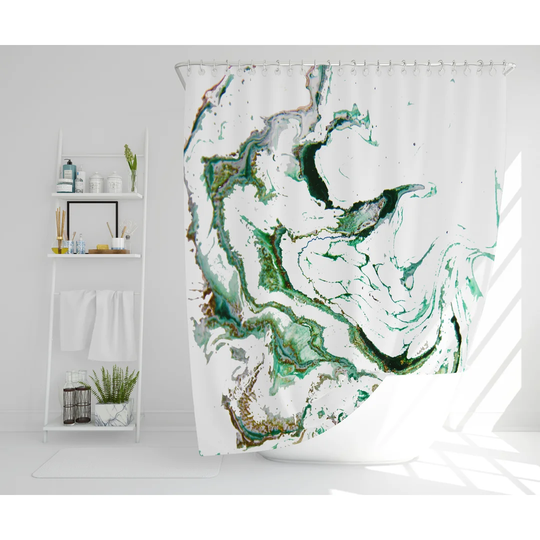 Georgetta Polyester Shower Curtain
