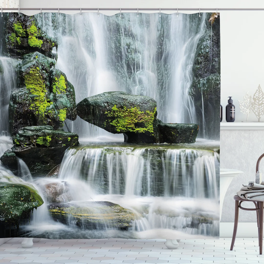 Bayardo Polyester Shower Curtain Set