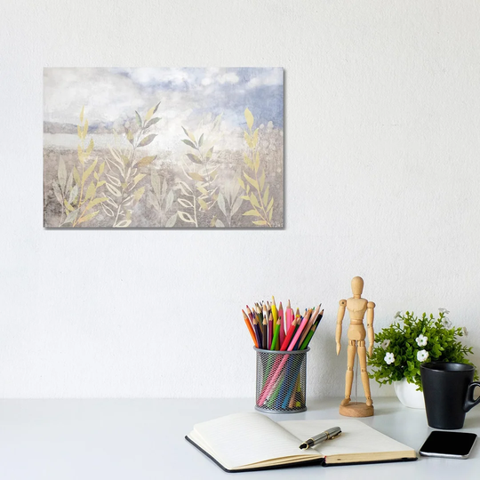 Wheat Field Botanical by Bluebird Barn - Painting on Canvas