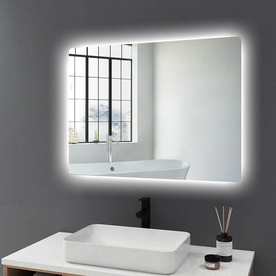 LM09 LED Bathroom Mirror with Cold White Lighting