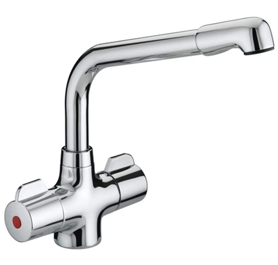 Manhattan Double Handle Monobloc Mixer Tap