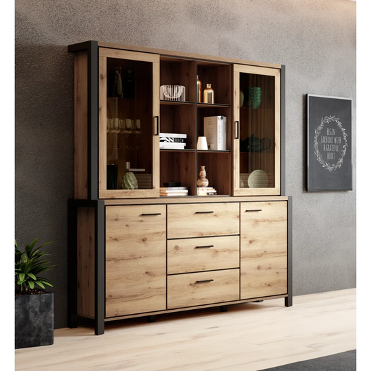 Ahriella Standard Display Cabinet with Lighting