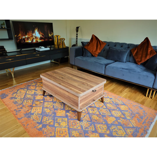 Armory Lift Top Extendable Coffee Table with Storage