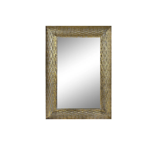 Willowbrook Metal Framed Wall Mounted Accent Mirror in Gold