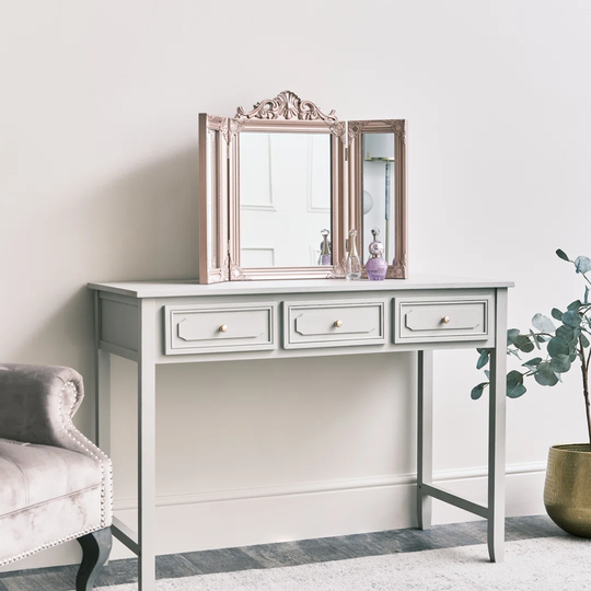 Charco Resin Framed Freestanding Bathroom Mirror in Pink