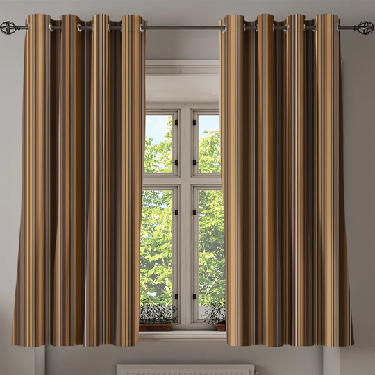 Faizan Eyelet Semi Sheer Thermal Curtains