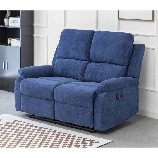 Chromite 135Cm Velvet Pillow Top Arm Reclining Loveseat
