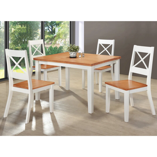 Benner Dining Set with 4 Chairs