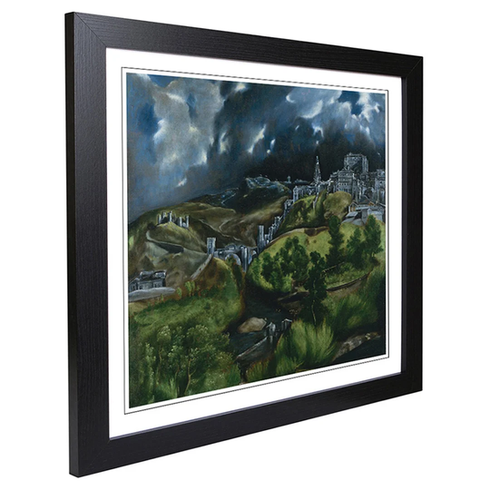 View of Toledo by El Greco Framed Painting Print