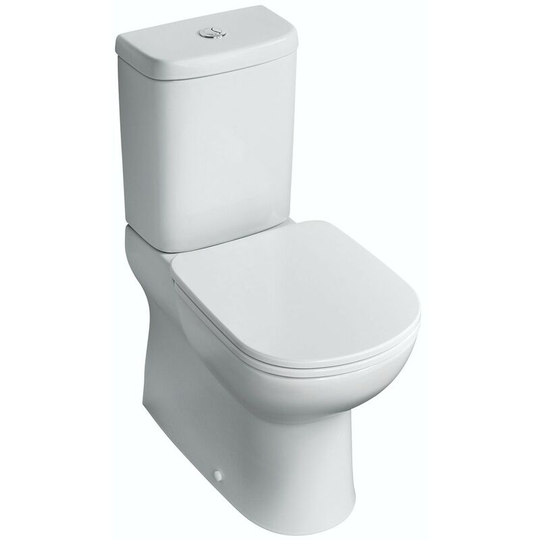 Idealstandard - Ideal Standard Tempo short projection close coupled toilet with soft close seat - White