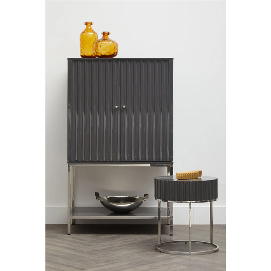 Dornhof Stainless Steel 2 - Door Accent Cabinet