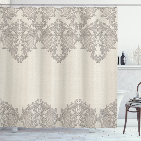 Bevel 13 Piece Polyester Shower Curtain Set