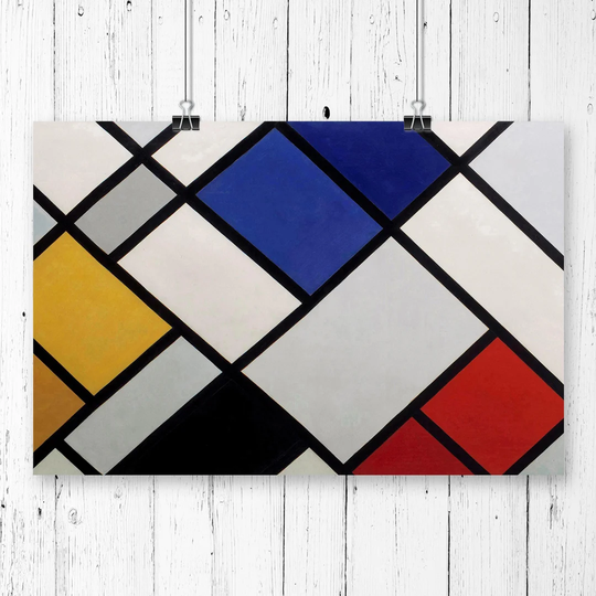 'Contra Composition' by Theo Van Doesburg Graphic Art
