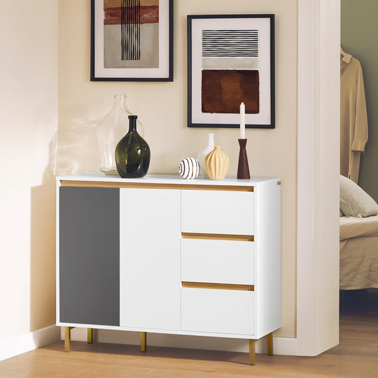 Humble Brag 92 Cm Wide 3 Drawer Sideboard