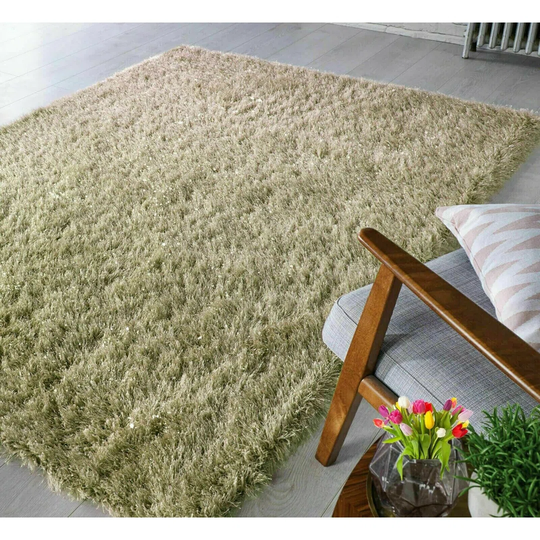Marazzi Solid Colour Cream/Green Indoor / Outdoor Area Rug