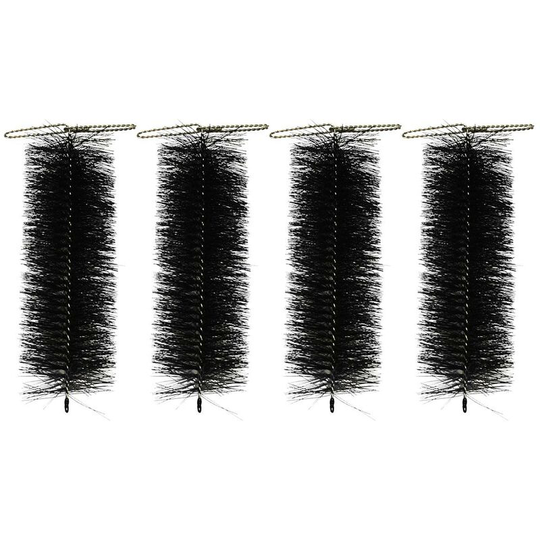 Set of 4 Black Drain & Gutter Downpipe Leaf Guard Plugs (30cm)