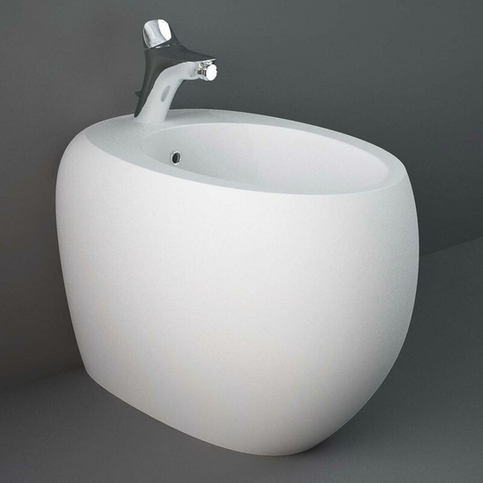 Rak Cloud Back to Wall Bidet 560mm Projection 1 Tap Hole - Matt White