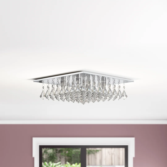 6 - Light 44" Wide Flush Mount