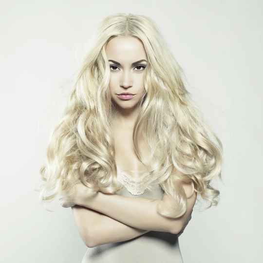 Sexy Blonde - Wrapped Canvas Photograph