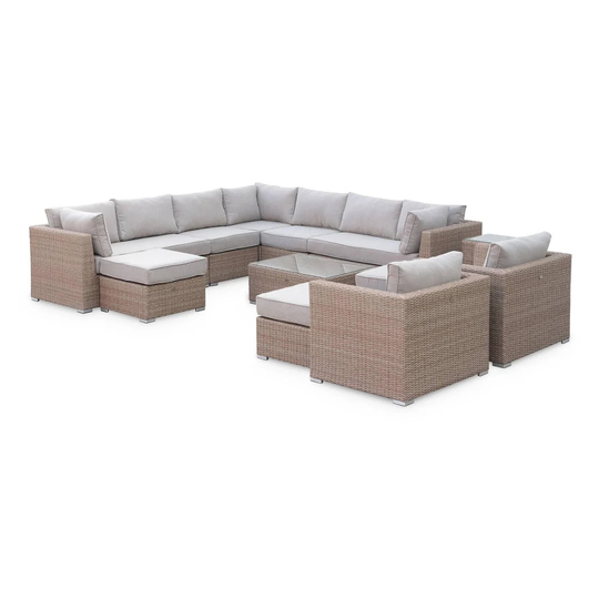 Wynnbrook 14 Seater Rattan Sofa Set
