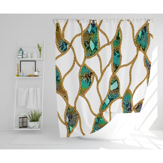 Naylor Polyester Shower Curtain Set