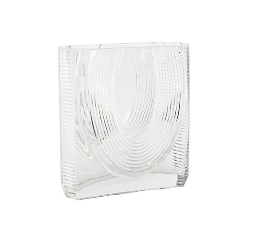 Boxrah White 23Cm Glass Table Vase