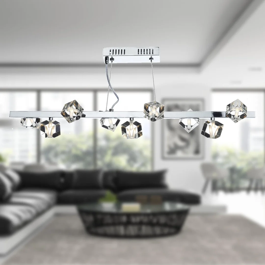 Precita 9 - Light Kitchen Island Geometric Pendant