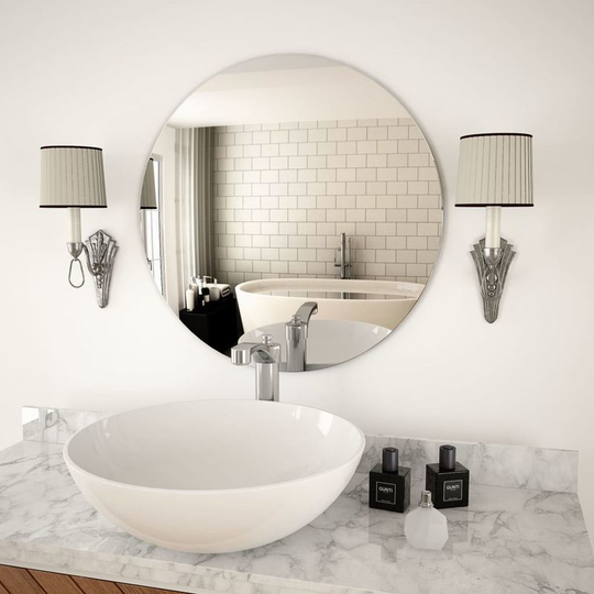 Hommoo - Wall Mirror 60 cm Round Glass VD11653