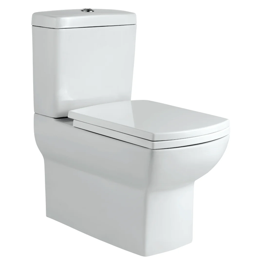 Lyric Close Coupled Toilet with Button Flush