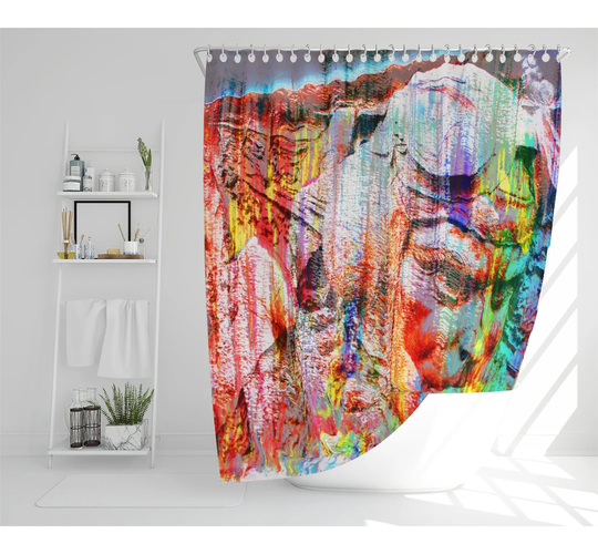 Dilveer Polyester Shower Curtain Set