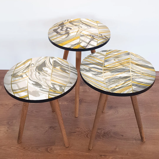 Amburgey 3 Piece Nest of Tables