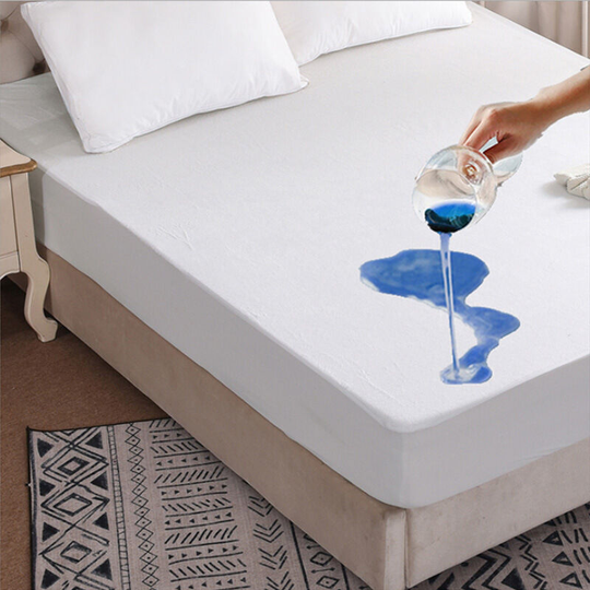 Waterproof Mattress Protector 150 x 200 cm - Betterlife Breathable Mattress Protector, Hypoallergenic, Anti-Mite, Anti-Bacterial(1 pcs)