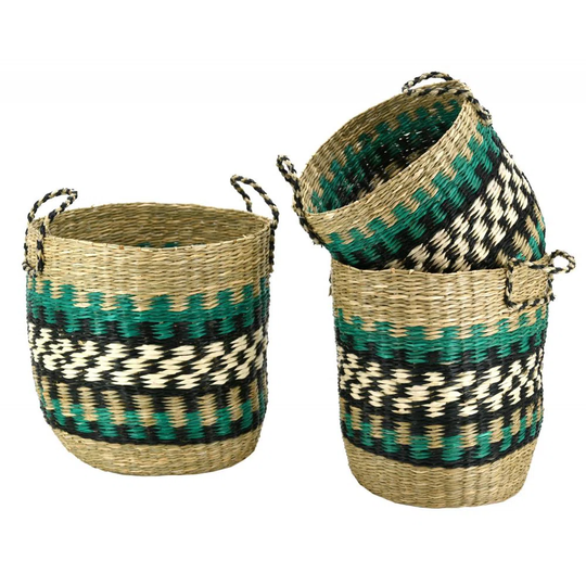 Ohe 3 Piece Natural Fibres Plant Box Set