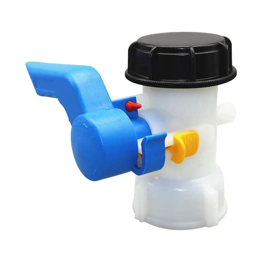BR-Vie ibc Water Tank Adapter, Butterfly Valve, ibc Tank Faucet Universal Adapter Fitting Replacement Valve Hose Connector for ibc Water Tank for