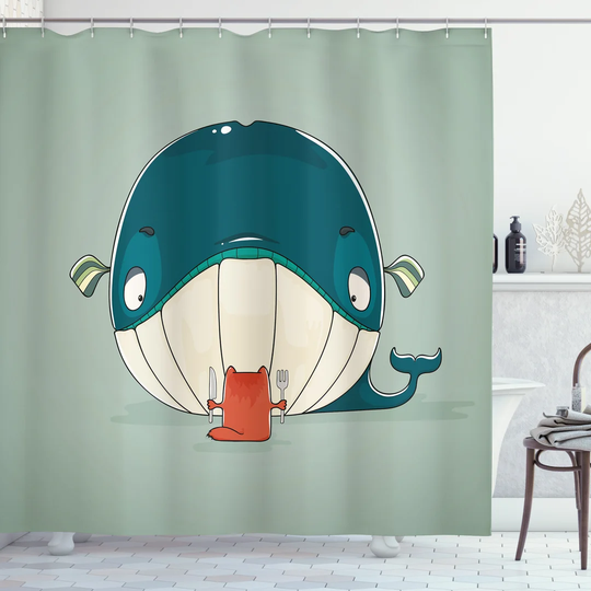 Baudelia Polyester Shower Curtain Set