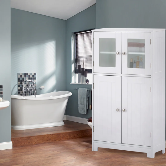 Daya 60Cm W x 108.5Cm H x 30Cm D Free-Standing Bathroom Cabinet