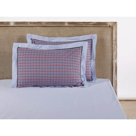 Borja 200 Thread Count Tartan 100% Cotton Pillowcase