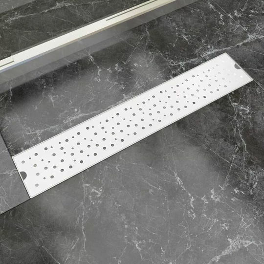 Topdeal Linear Shower Drain Bubble 630x140 mm Stainless Steel VDFF04369_UK