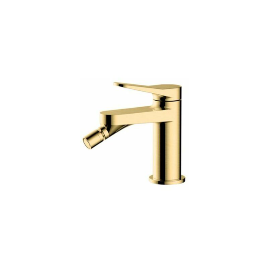 RAK - Petit Round Bidet Mixer Tap - Brushed Gold - Brushed Gold