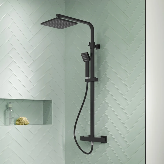 Thermostatic Shower with Dual Shower Head