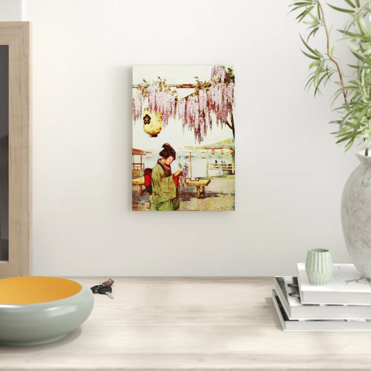'Japanese Oriental Tea-house' by Ella Du Cane Graphic Art