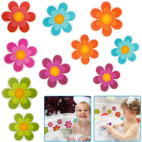 Perlerare - 10 Pack Premium Non-Slip Bathtub Scraper Stickers
