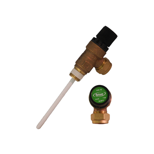 1/2 Temperature & Pressure Relief Valve 7 Bar E462 - Andrews