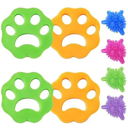 8x Pet Hair Remover Clothes Sticker Washing Machine Filter Cat And Dog Hair Remover