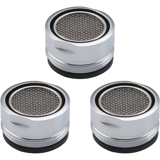 3 pieces foam faucet, aerator filter faucet with seal bathroom m24