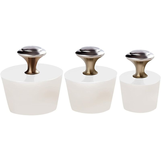 Sunflowergb - Bathtub Stopper - 3 pcs Bathtub Stopper, Silicone Drain Stopper for Kitchen, Bathroom and Laundry Sink, Tub Stoppers