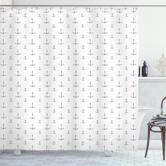 Bhodi 13 Piece Polyester Shower Curtain Set